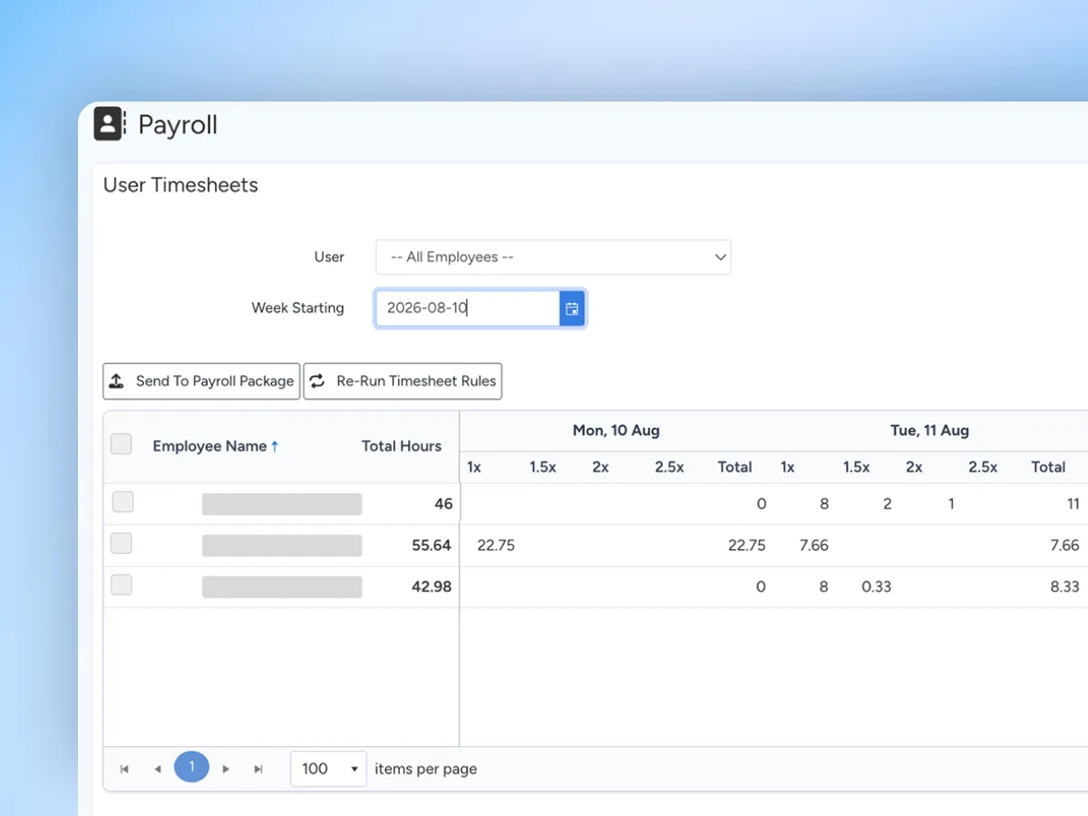 Pay rates in Ascora